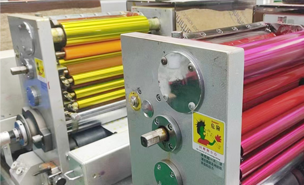 轮转机卷装标签印刷